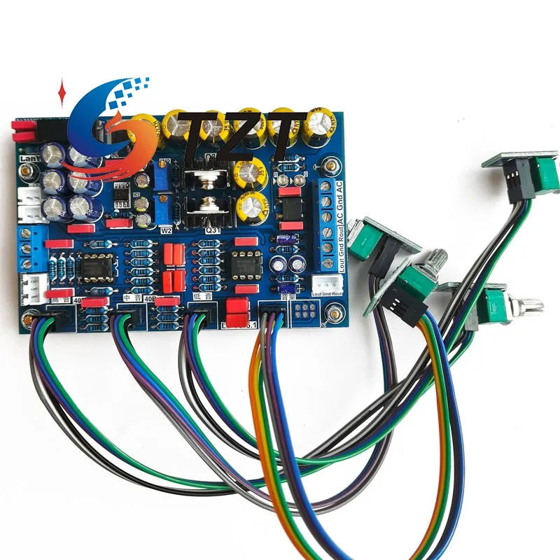 

TZT L1 Ultra Class A Servo Linear Low Noise Power Supply HiFi Preamplifier Tone Board with OPA2604 Op Amp and Extension Cable