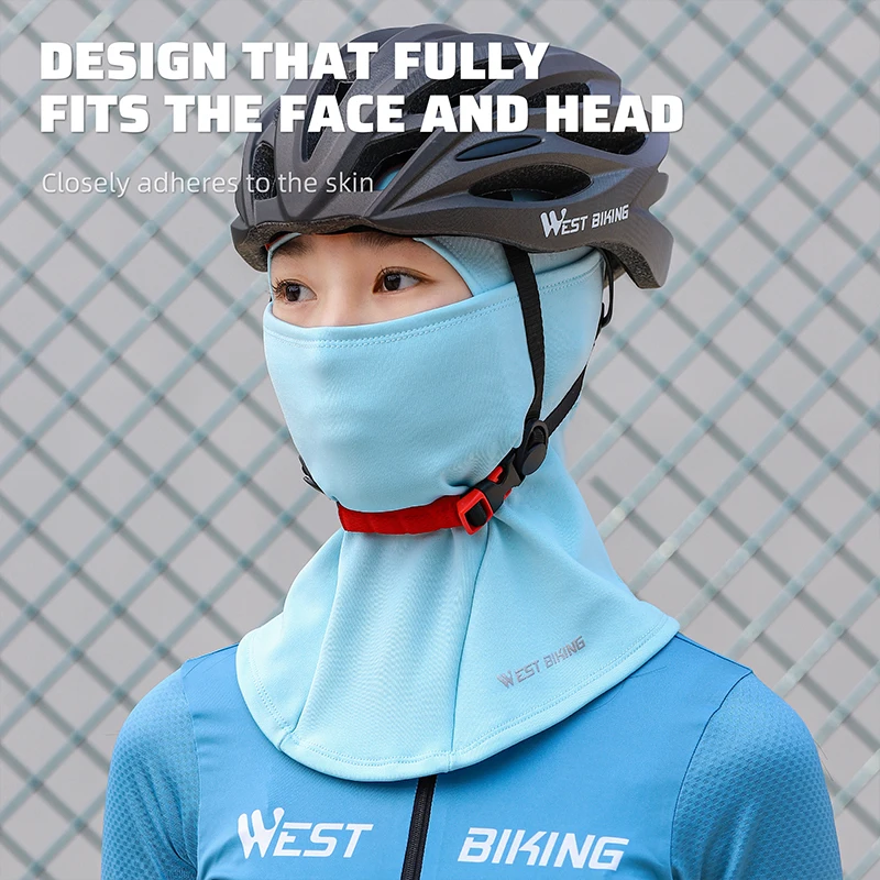 WEST BIKING Windproof Warm Headgear High Elasticity Breathable Balaclava Face Mask Men Women  Cycling Running Ski Warm Scarf Cap