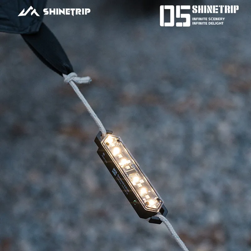Outdoorwind Rope Warning Light ShineTrip Portable Tactical Lamp Two-way Fixed Magnetic Warning Light Camping Multi-function Lamp