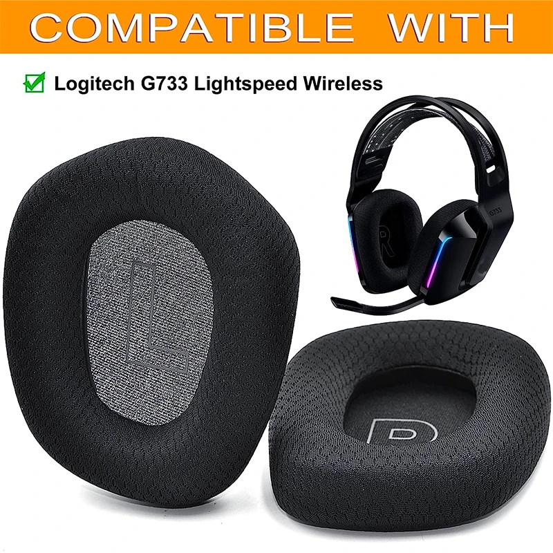 Kutou Ersatz Ohr polster Kissen für Logitech G733 G335 Kopfhörer hülle Ohr polster Ohren schützer Stirnband Pads Ersatzteile