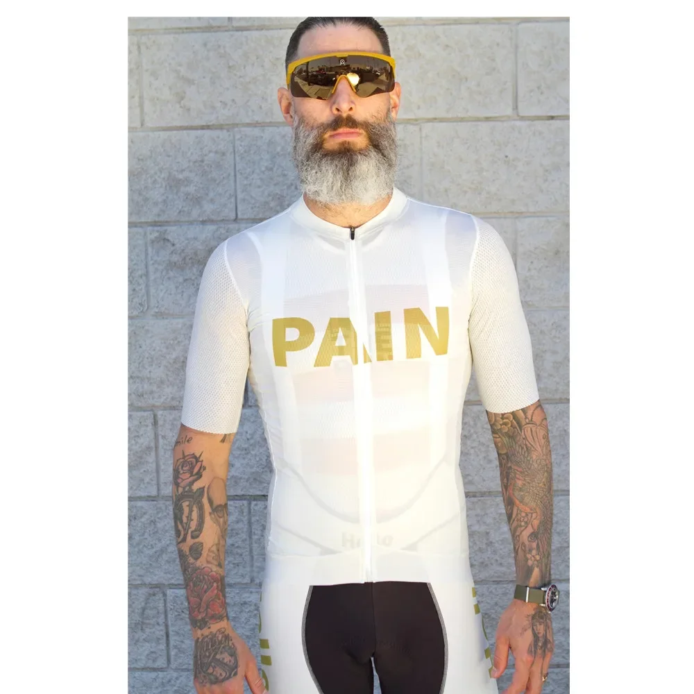 

Love The Pain Cycling Jersey Bib Set Men Summer Mtb Road Wear Shirts Quick Dry Racing Bicycle Clothes Suit Maillot Ropa Ciclismo