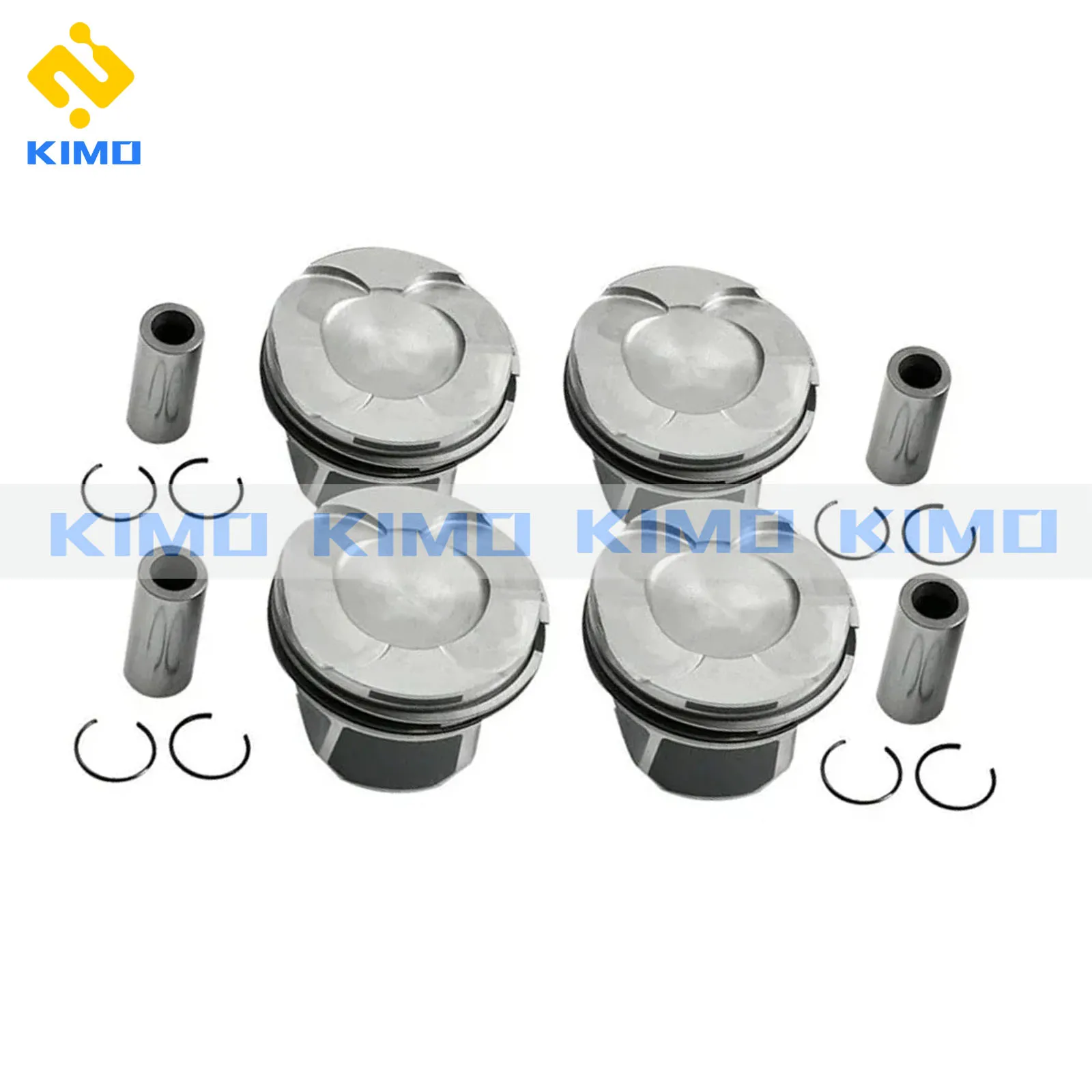 

4PCS Pistons Rings Set 84.5mm fit 2.0 L l4 GAS DOHC For BMW 220i 320i 420i 520i F22 F30 F32 F10 2.0L Low Power Oversize +0.5mm