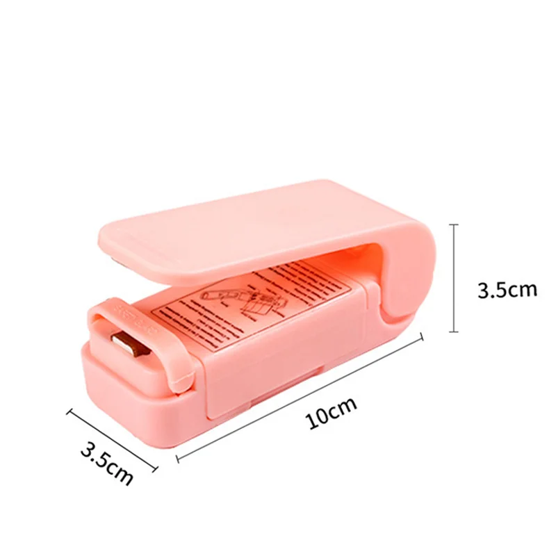 Heat Machine Manual Closure Clip Soldering Portable Mini Thermal Iron for Packages Vacuum Sealer Plastic Close Bag Food Saver