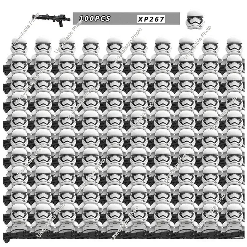 

100Pcs Star Wars Space Movie Figure 501st Clone Legion Wrecker Crosshair Hunter Tech Action Figure Building Blocks Kids Toy Gift