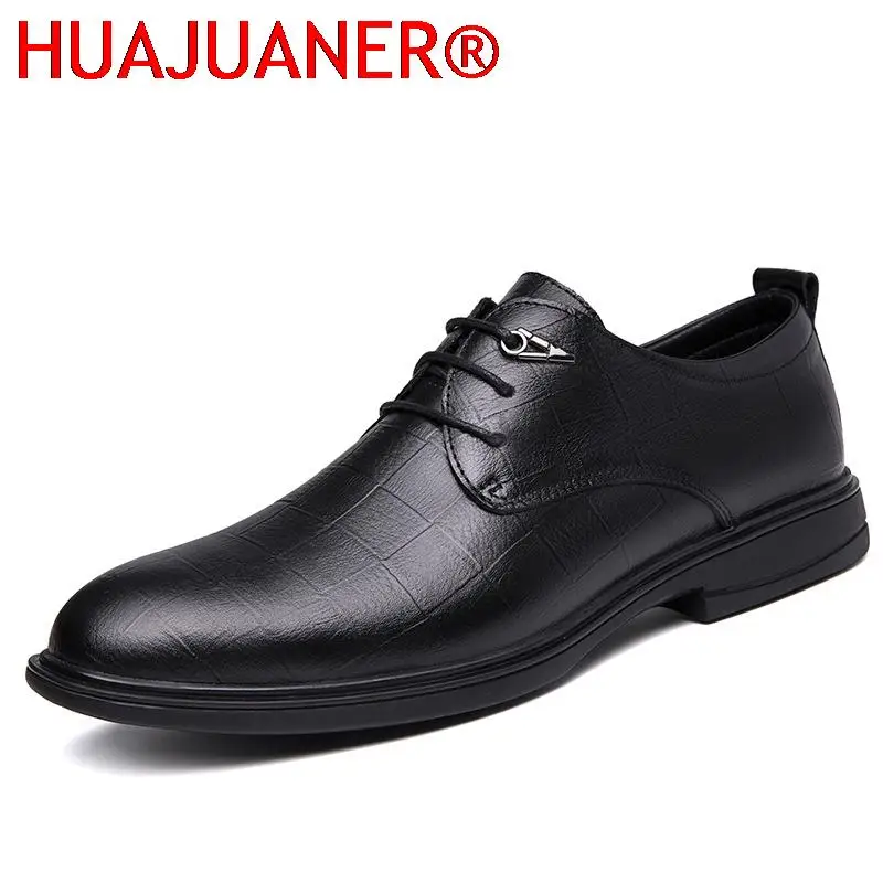 

Upscale British Genuine Leather Shoes Men Business Oxfords Shoes For Men High Quality Casual Men's Shoes Luxury Dress Office Man