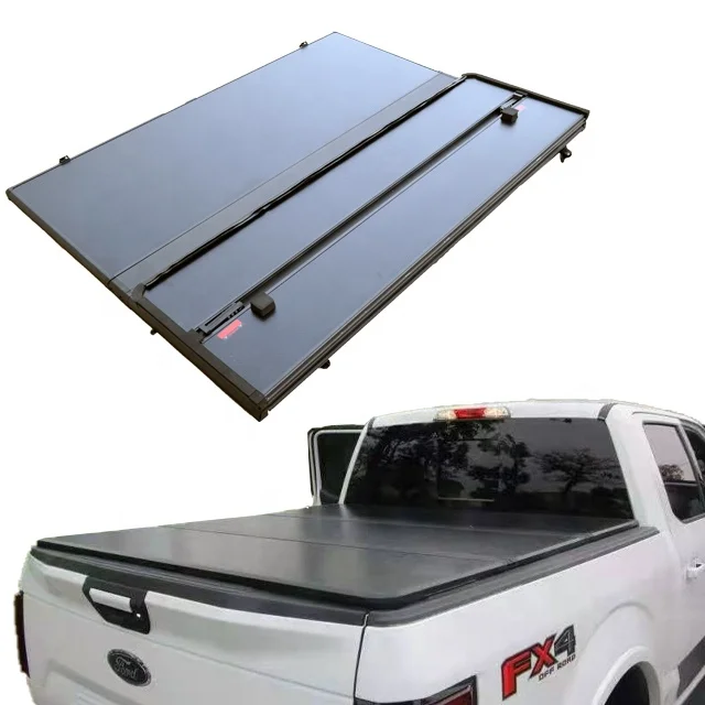 

Factory Sales Hard Tri-Fold Tonneau Cover Bed Cover Tonneau Sport Lid For Hilux Ram F150 Tundra SilveradoGMC Tacoma Ranger