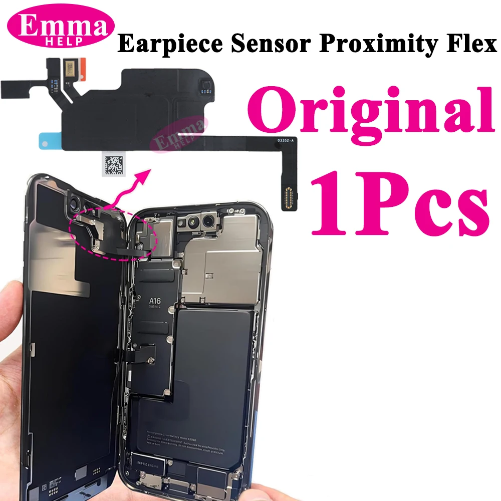 1Pcs For iPhone 13 Pro Max / 13 Pro / 13 / 13 Mini Original Proximity & Ambient Light Sensor ALS Flex Cable Auto Screen Brightne image 2