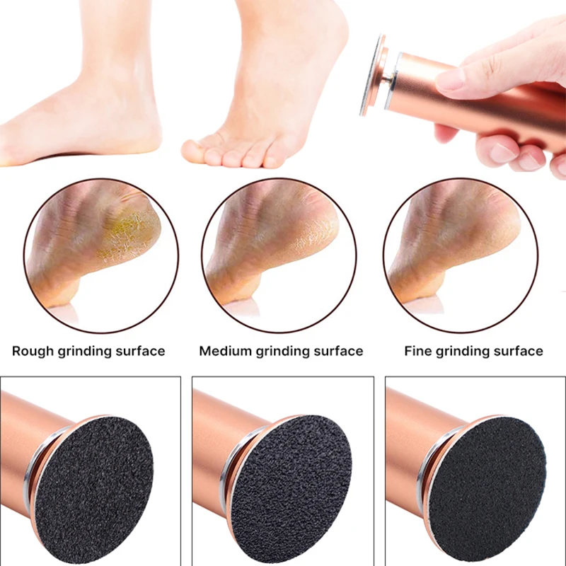 Electric Foot Grinder Foot Peel Heel Callus Dead Skin Remover Pedicura Profesional Feet Care Products Pedicure Tool Dropshipping