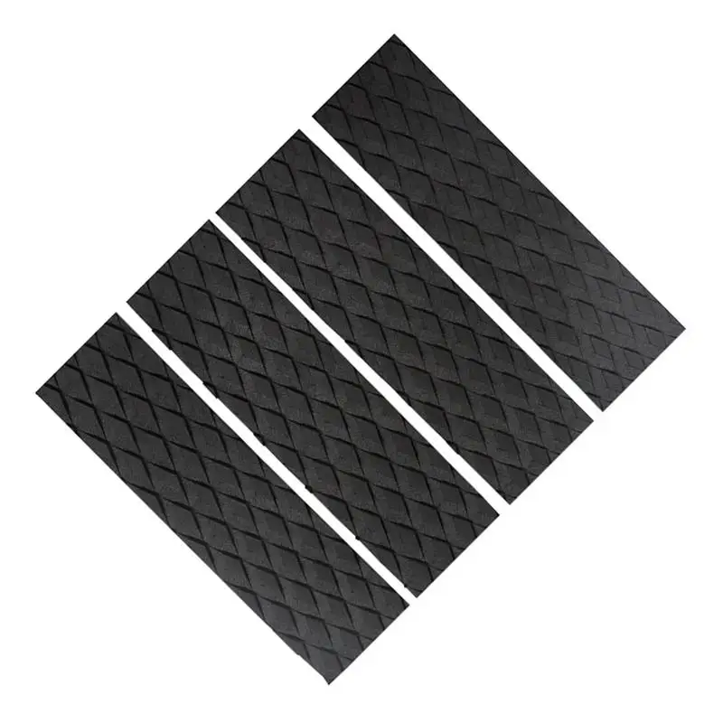 4PCS Surfboard Traction Pad Surfboard Antislip Mat Corrosion Resistant Adhesive Grips Surf Deck Tail Pads For Surfing