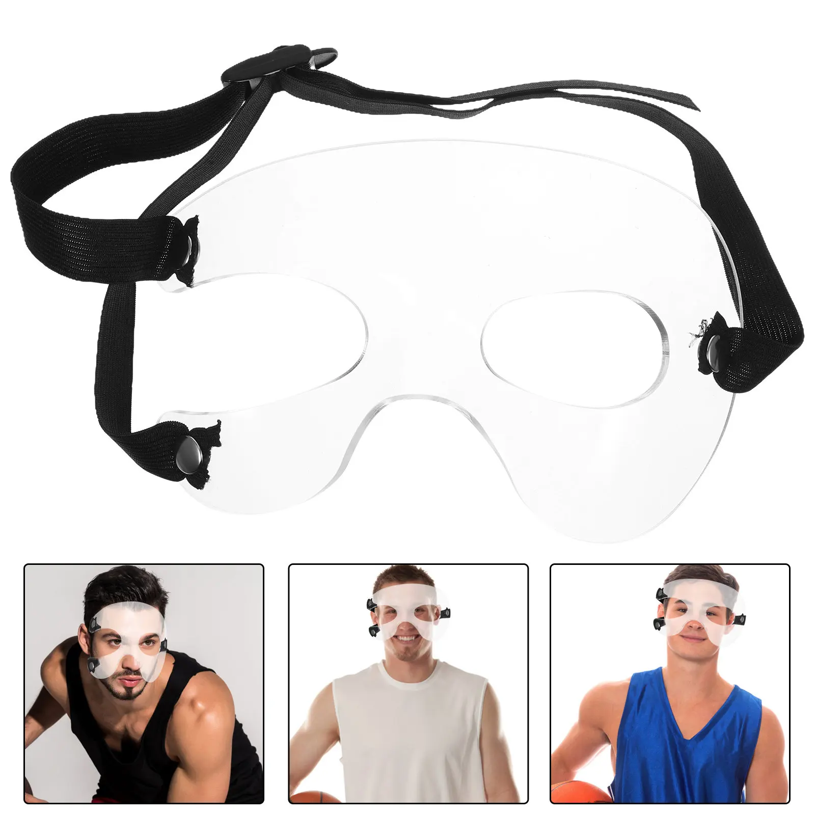 Face Mask Guard Adjustable for Football Sports Basketball Cover Protective Mask‌‌