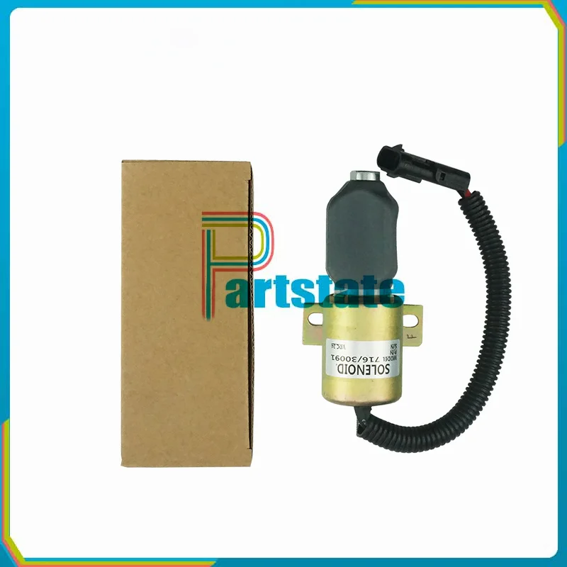 11033511 110339541 24V Shut Off Stop Solenoid For Hyundai For Volvo LC120C L150 LC180 Excavator JCB 220