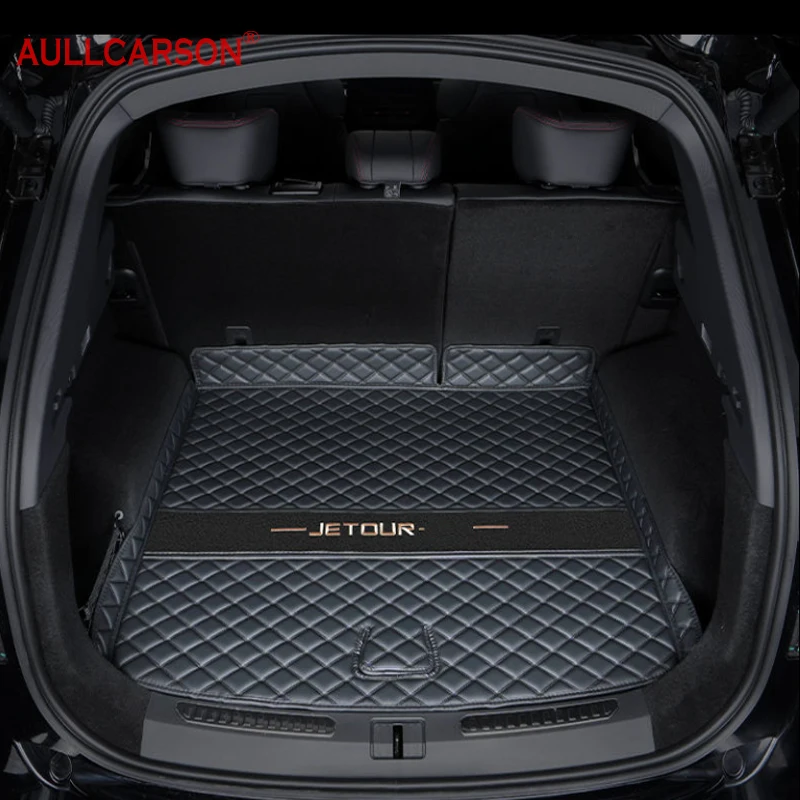 For Chery Jetour Dashing 2023 2024 Single Sheet Trunk Mat Leather Durable Cargo Liner Boot Carpets Interior Cover Accessories