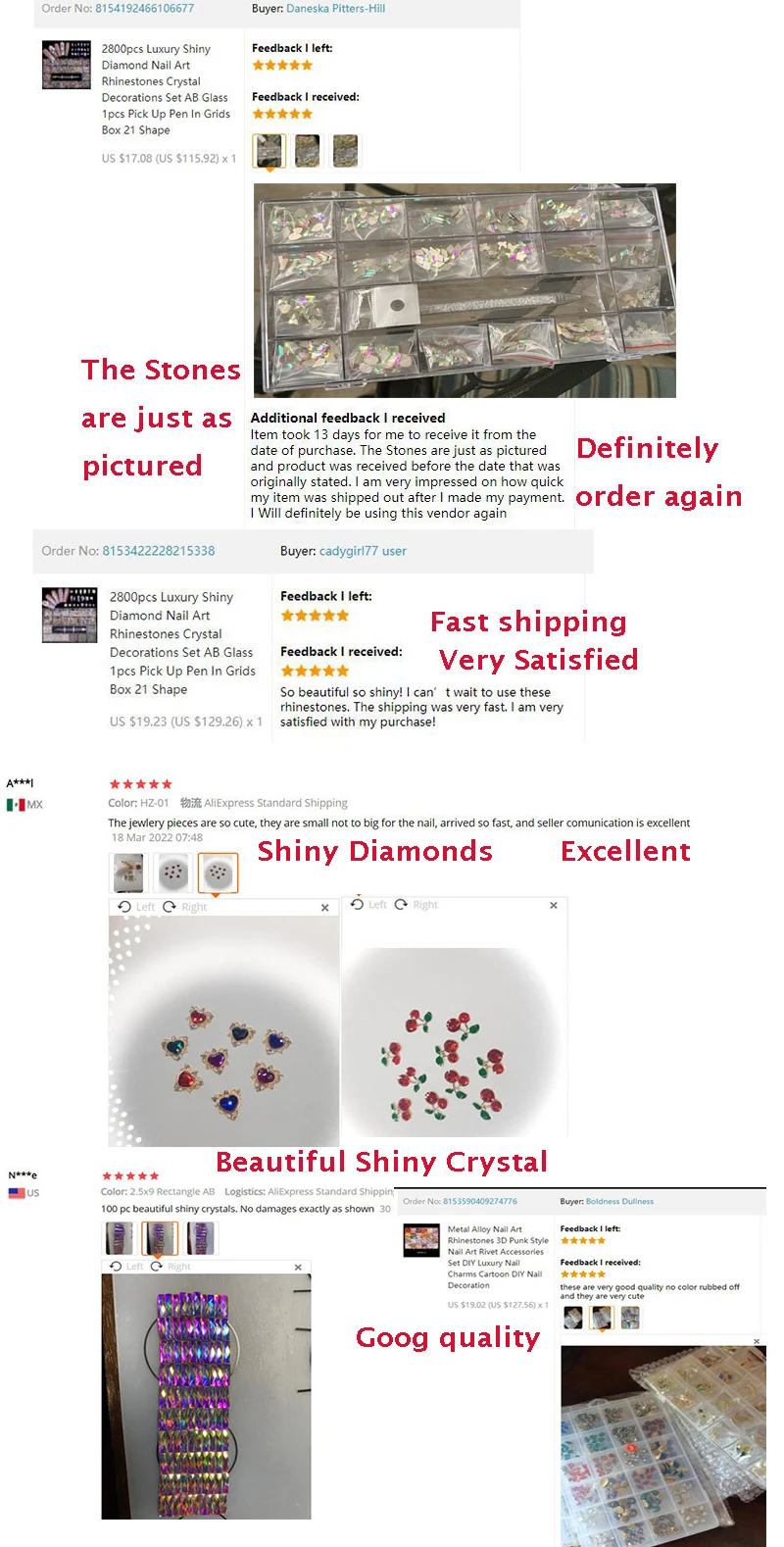 2800 teile/schachtel Luxus Strass Nail art Schmuck Set Glas Nagel Kristalle Box 3D Flache Glas Geformt Diamant Nägel Dekoration Edelstein – Detail 35