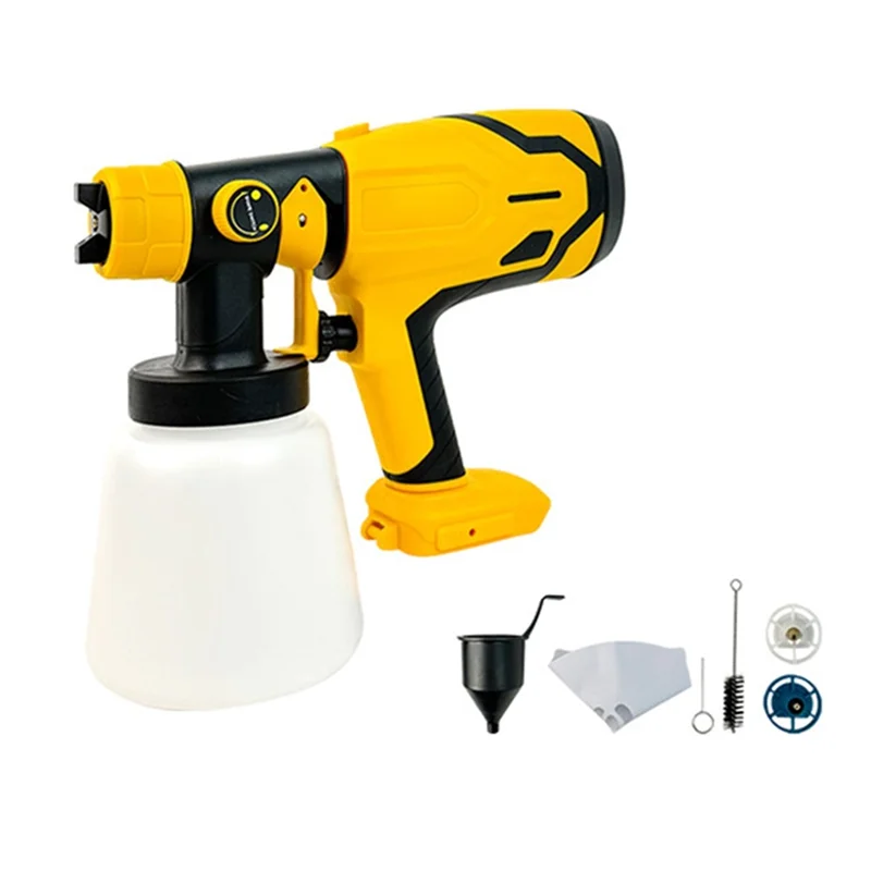 สําหรับ DeWalt 18V 20V แบตเตอรี่เครื่องพ่นสีไร้สายไฟฟ้าอัตโนมัติ Paint Sprayer ชุดเครื่องมือเครื่องมือไฟฟ้า