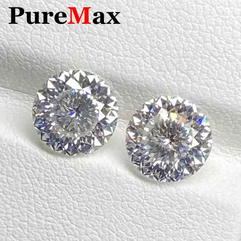 [ Factory Wholesale ] 3-20mm 100 Face Portuguese Bird Nest Cut Moissanite With GRA Loose Stone Original Moissanite Diamond Stone