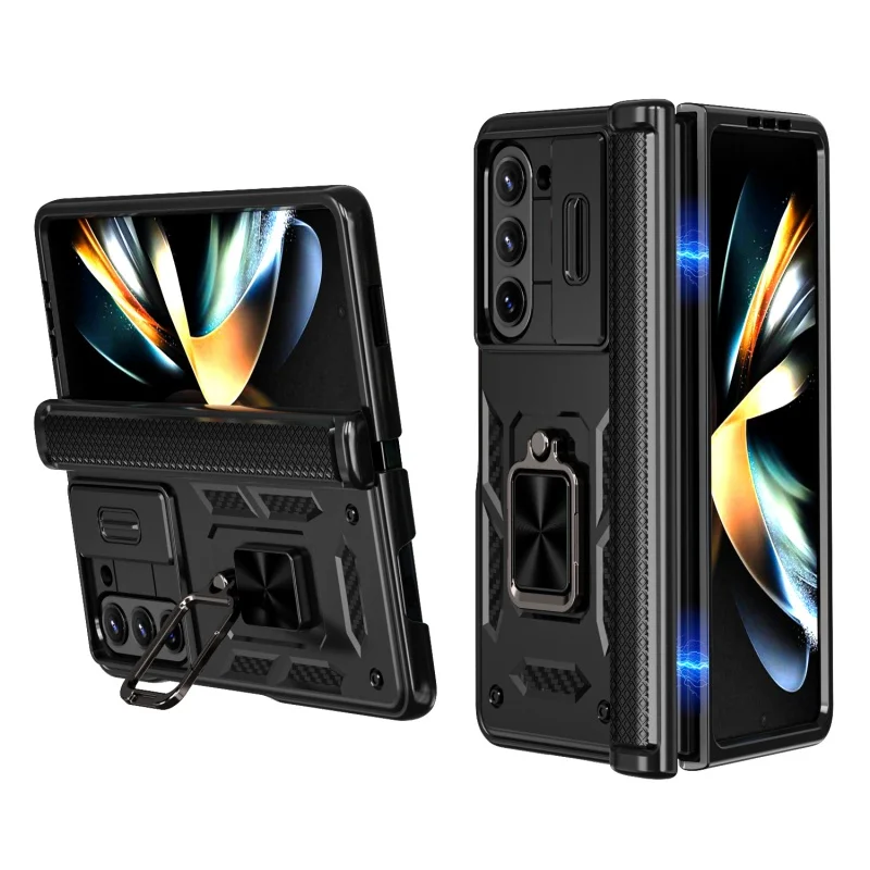 

Samsung Galaxy Z Fold 5 360 Full Protection Hinged Phone Stand Military Shockproof Case