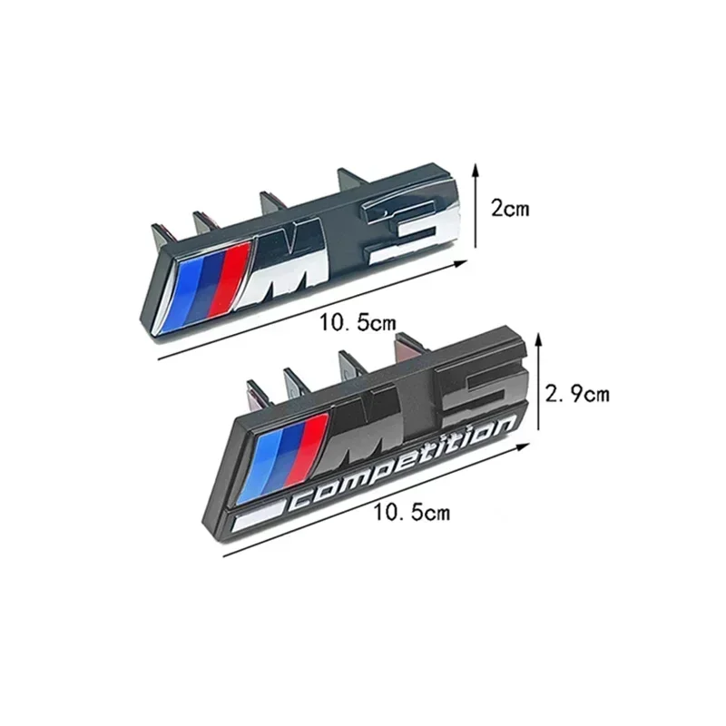 Emblema della griglia anteriore dell'auto 3D per E92 E93 F36 M1 M2 M3 M4 M5 M6 M7 M8 G01 G02 G05 G11 G12 G21 G29 G30 G31 G32 G38 accessori decorativi