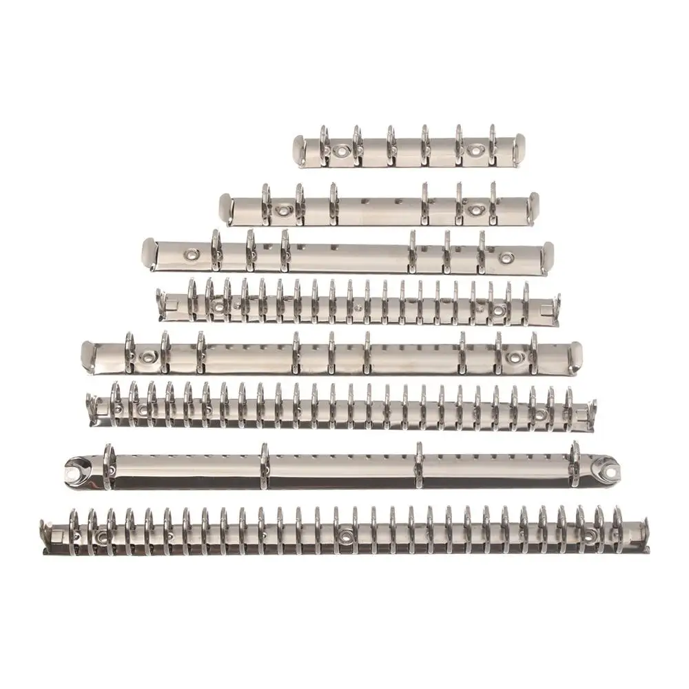 A4/B5/A5/A6/A7 Binderclips DIY Notizbuch-Binderinge Ringbinder Notizblock Metall Loseblatt-Aktenordner Bürobedarf