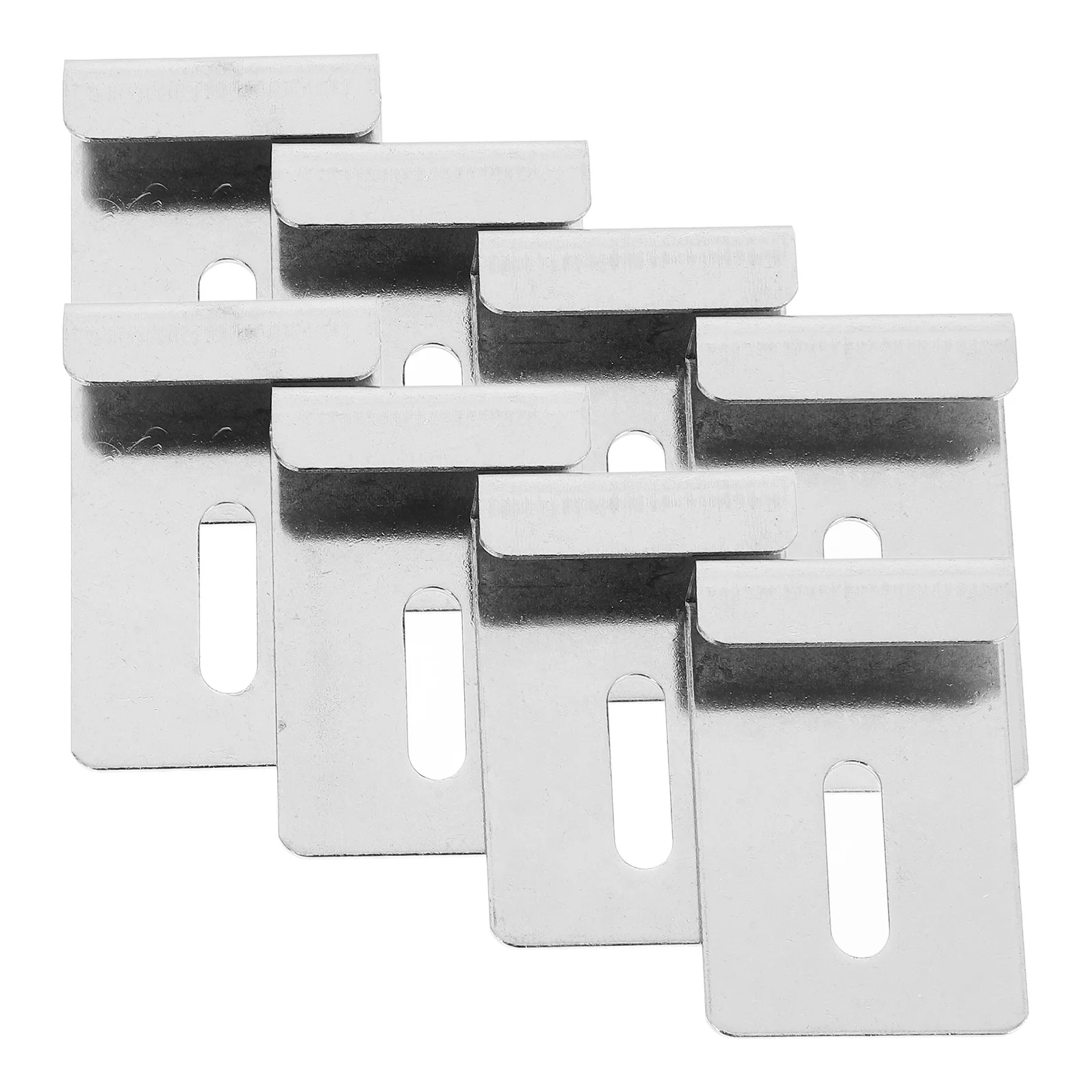 

8Pcs Mirror Clips Glass Clamp Strong Sturdy Shelf Holder Clips for Bathroom Home Wall Mounted Mirror Brackets Glass Mounting