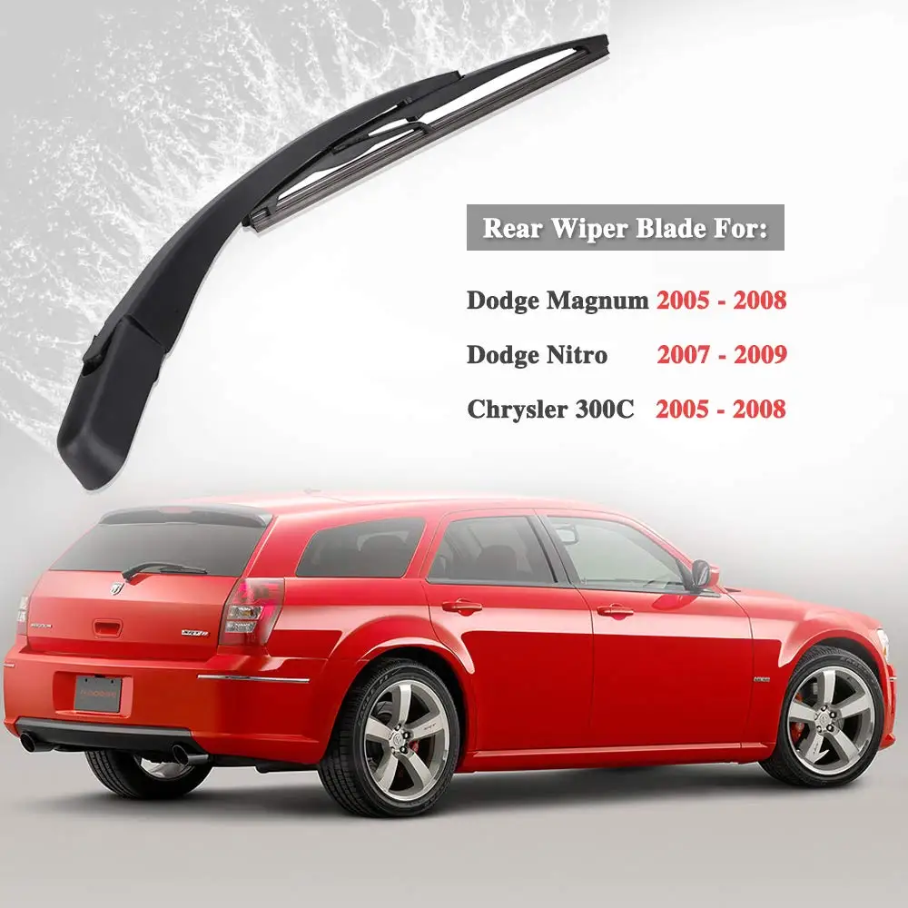 Rear Window Wiper Blade & Windshield Wipers Arm for Magnum 2005-2008, Nitro 2007-2009, 300C 2005 -2008 5140654AA