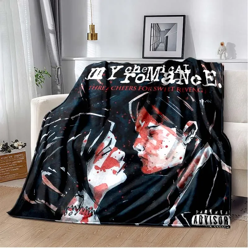 

My Chemical Romance Blanket Decke,Rock and Roll Fans,Living Room and Bedroom Sofa Bde Car,Hip Hop Music Valentine's Day Present