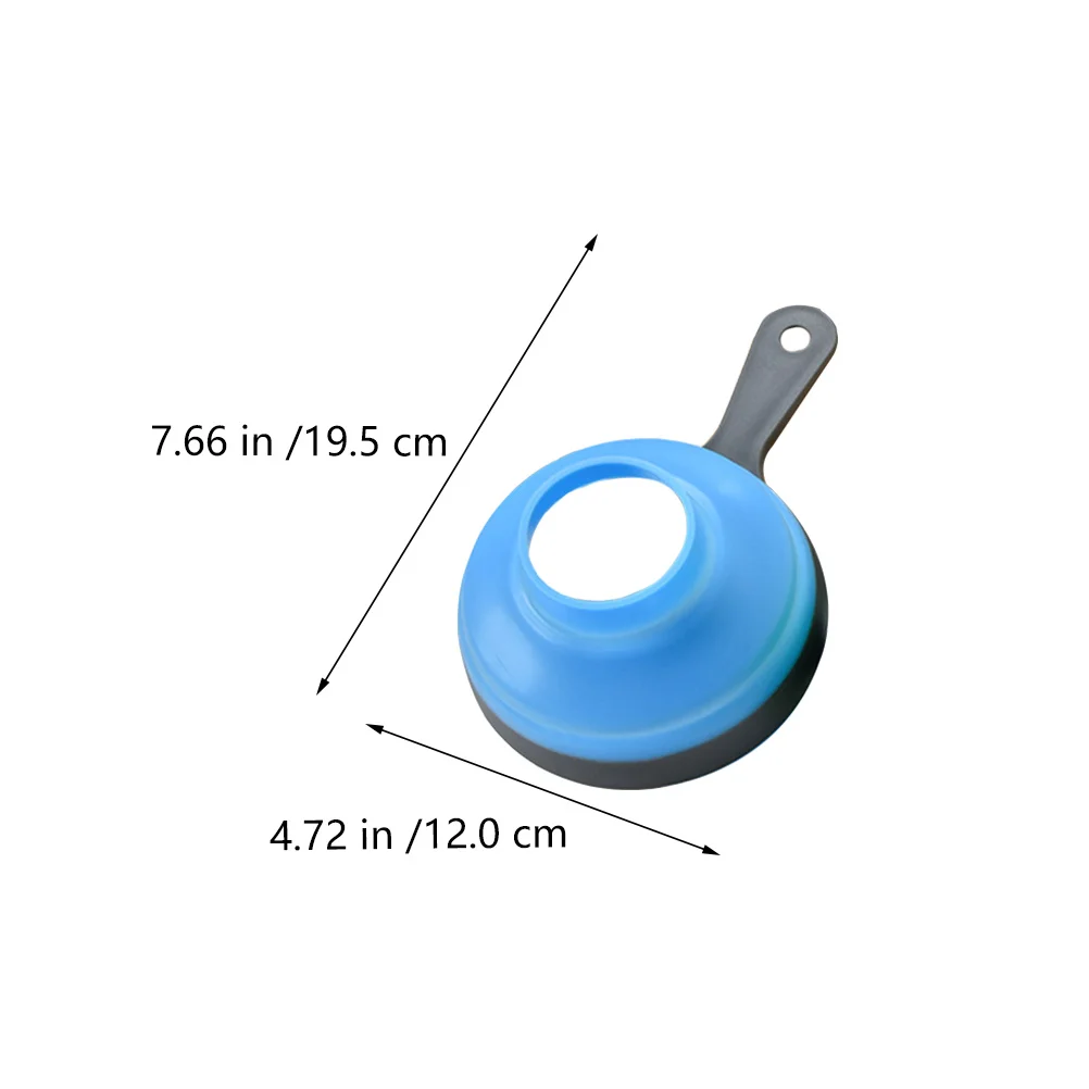 

1Set Plastic Funnel Set Folding Wide Mouth Kitchen Funnels Jam Transferring Liquid Dispensing Household Tool Folding Funnel