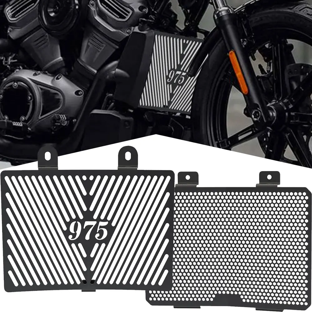 

Motorcycle Radiator Guard Grill Cover Oil Cooler Guard Protector For Har*ley Davi*dson RH 975 Nightster 975 RH975 2022 2023 2024