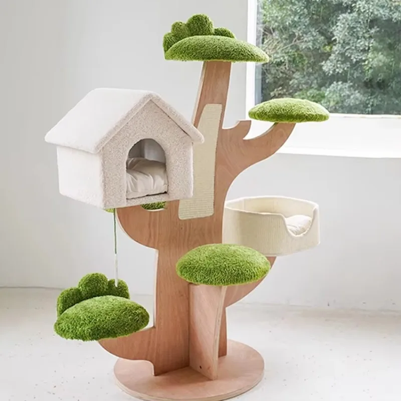 

Summer High-value Integrated Multi-layer Cat Jumping Platform Pet Climbing Frame Cat Nest Cat Tree