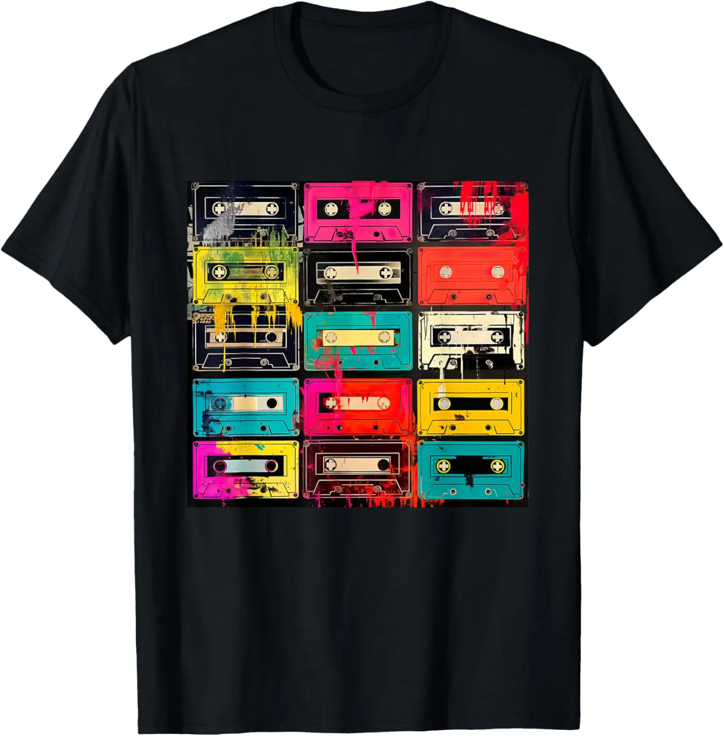 cassette tapes retro collection music Mixtape Vintage T-Shirt