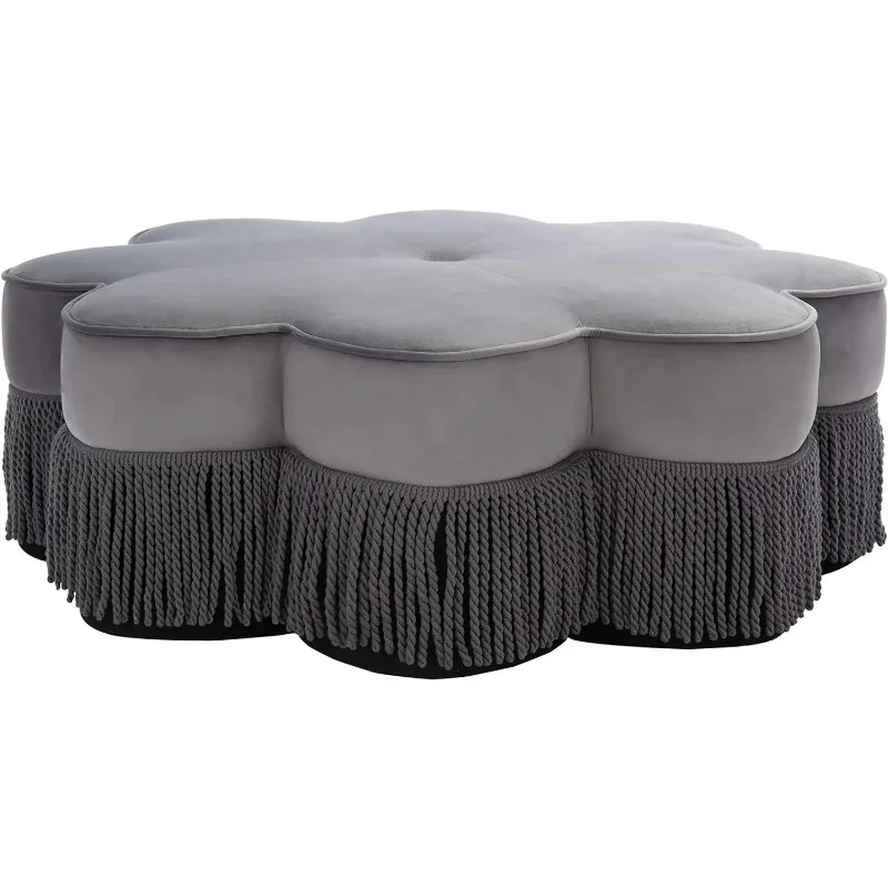 

Home living room dark gray swan velvet coffee table