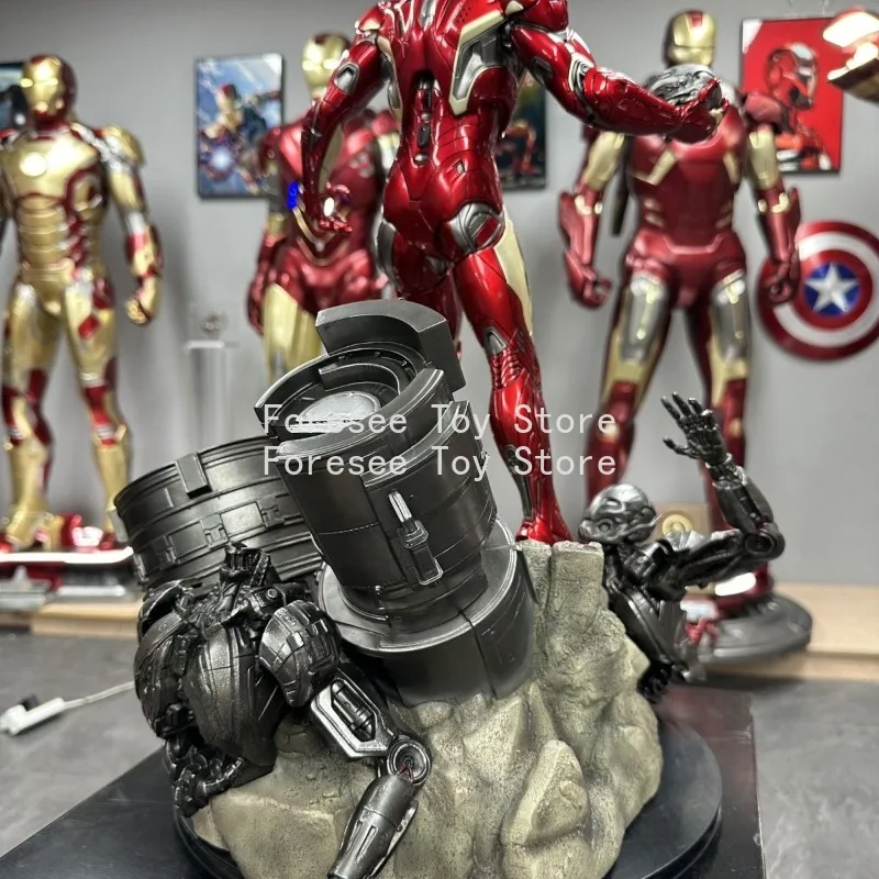 Auf Lager 58 cm Mark45 Figur Marvel Anime Figur Sammlung Modell GK Leuchtende Desktop Ornament Dekorationen Beste Geschenk für Kinder