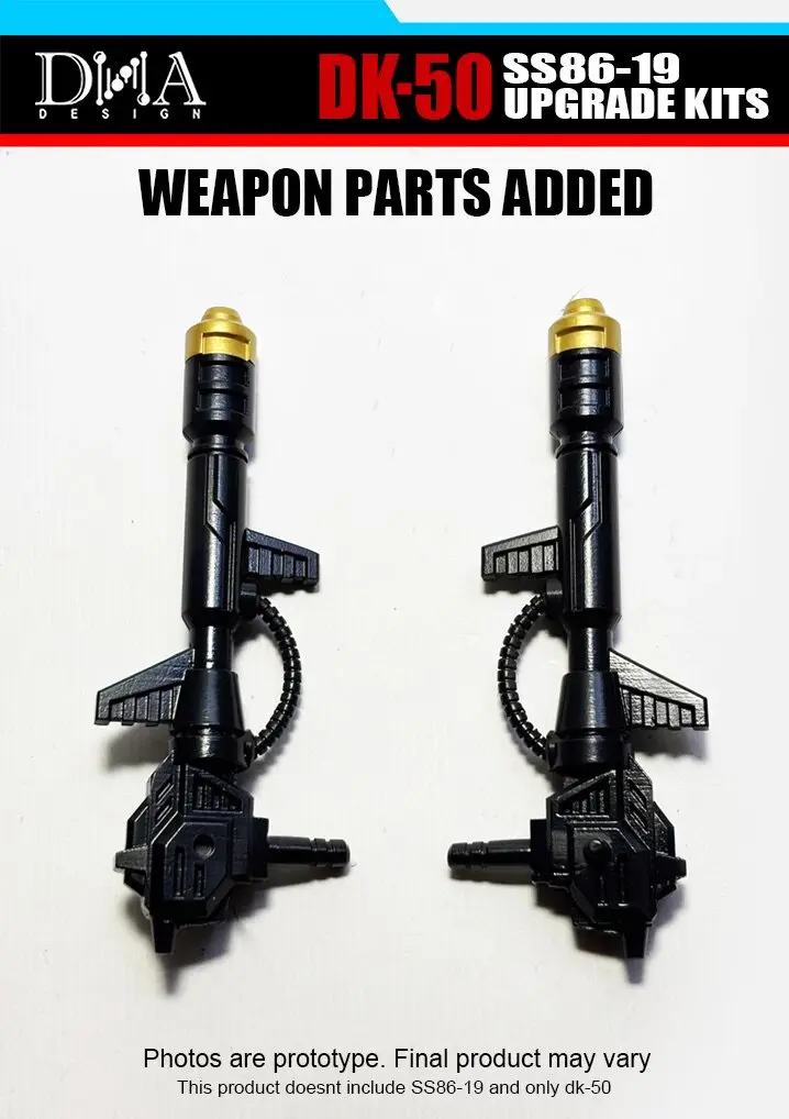 DNA DK-50 Upgrade Kit with Exclusive Bonus Parts for Studio Series SS86-19 Snarl