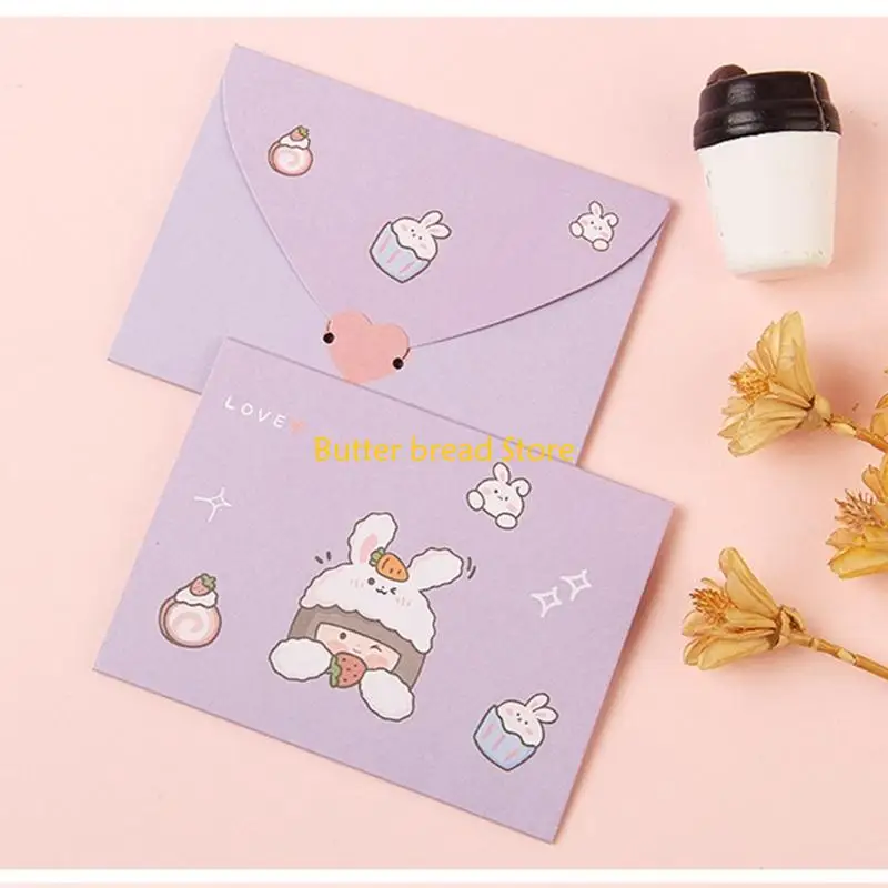 W89C Cartoon Animal Getting Carding Card Card Card Paper Paper Poort