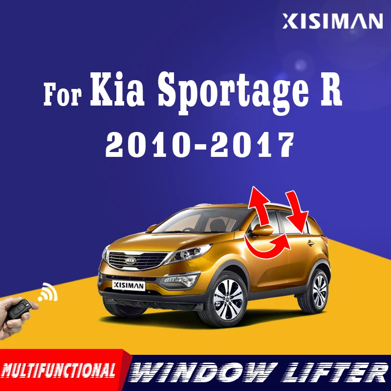 

For Kia Sportage R 2010-2017 Car Automatically 4 Door Window Closer Open Side Mirror Folder Folding Spread Car Accessories