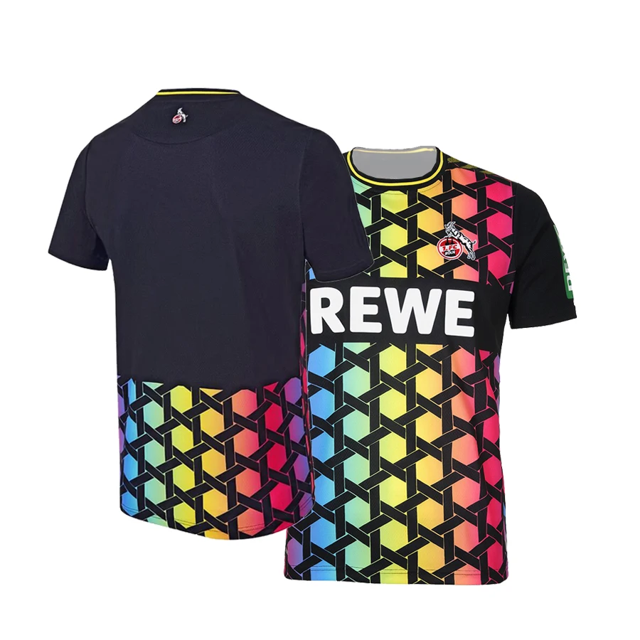 

24 Bundesliga Long Away Fan Version Unpopular Cologne Goalkeeper Jersey FC3D Спортивная футболка с принтом на открытом воздухе для мужчин и женщин