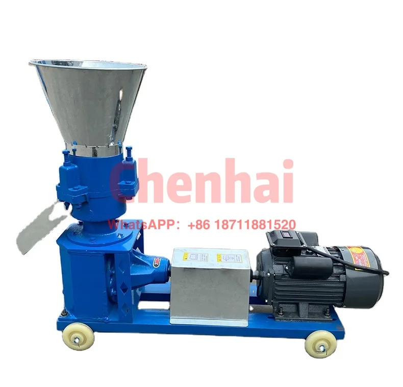 HHD household 220v small wood pellet press machine wood pellet machine pelletizer 150 feed pellet machinePopular