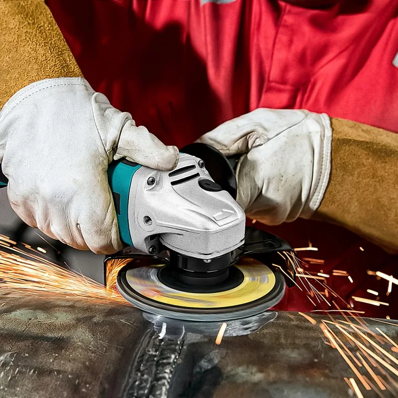 

【Hot Item】 125mm M14 Brushless Angle Grinder Cutting hine Cordless Electric Angle Grinder Power Tools for 18V Battery Pins