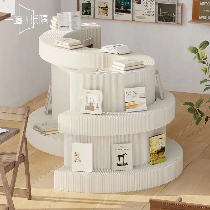 رف خزانة عرض متنقل متعدد الطبقات قابل للطي من Nakajima Club بمنصة مياه متدفقة #4