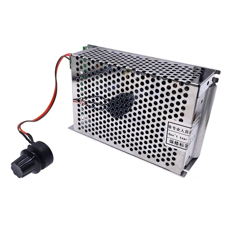110V-220VAC WK608 8A Regulator prędkości 0-60V PWM do sterowania silnikiem DC Odpowiedni do regulatora prędkości wejściowej silnika wrzeciona DC