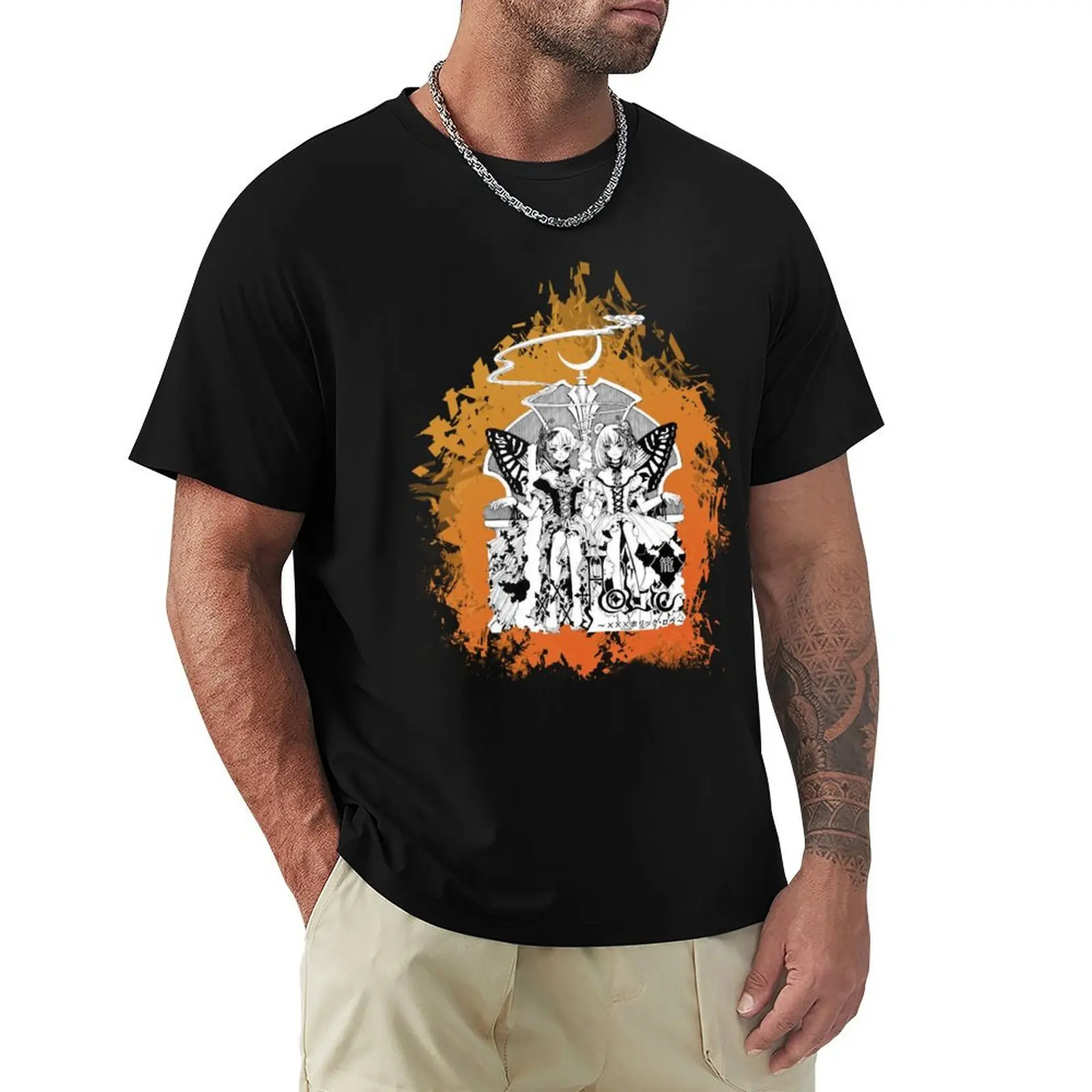 

Maru Moro Orange T-Shirt graphics Anime t-shirt summer tops T-shirt men