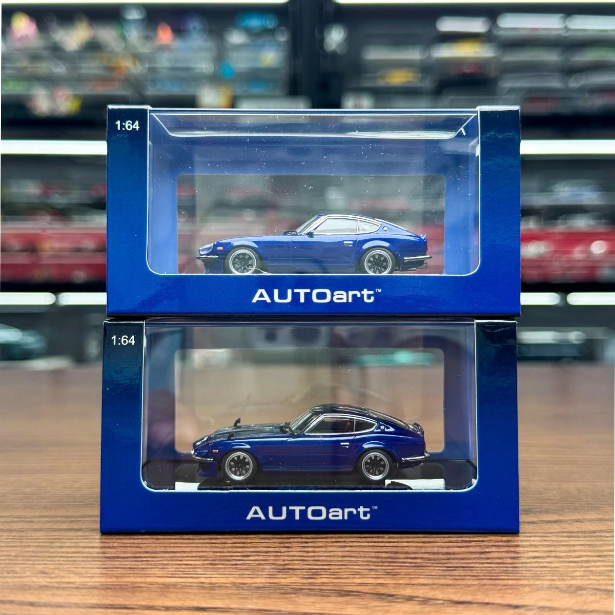 AUTOart 1/64 FAIRLADY Z ของเล่นรถยนต์โลหะผสม โมเดลรถยนต์ไดแคสต์ ของขวัญ