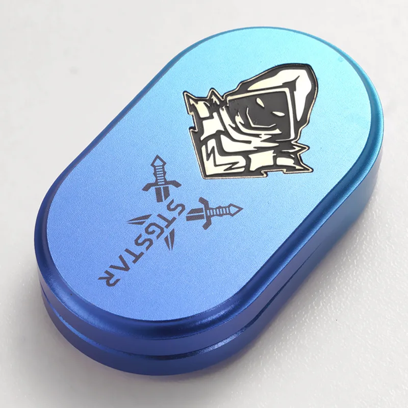 Novel EDC Rotating Mechanical Push Card Tactile Slider Fingertip Gyroscope ADHD Tool for Relieving Stress and Relaxing Toy