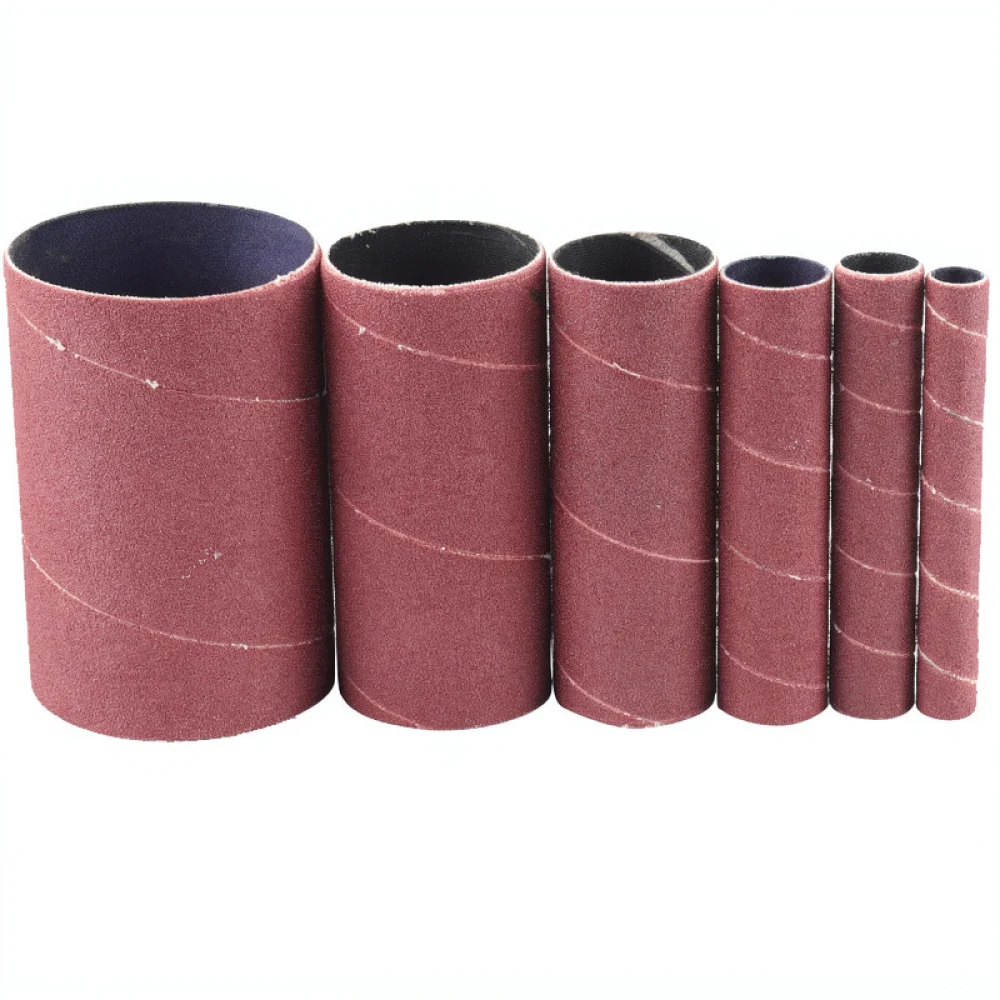 Sanding Bands Set For Jiuling Rotary Tool Attachments Abrasive Sleeves For Woodworking Metal Grinding Buffing Surface Cleaning