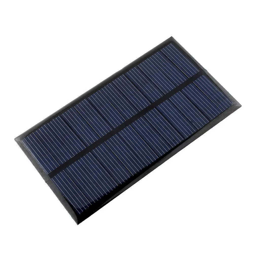 6V 1W Mini Solar Panel Small Solar Cell Panel DIY Module for Electric Toy Water Pump Power 110*60*2.5mm