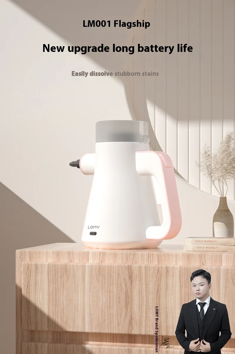 пароочистители высокого давления 스팀청소기 5 в 1 ручной высокотемпературный резервуар для воды 1000 Вт 450 мл