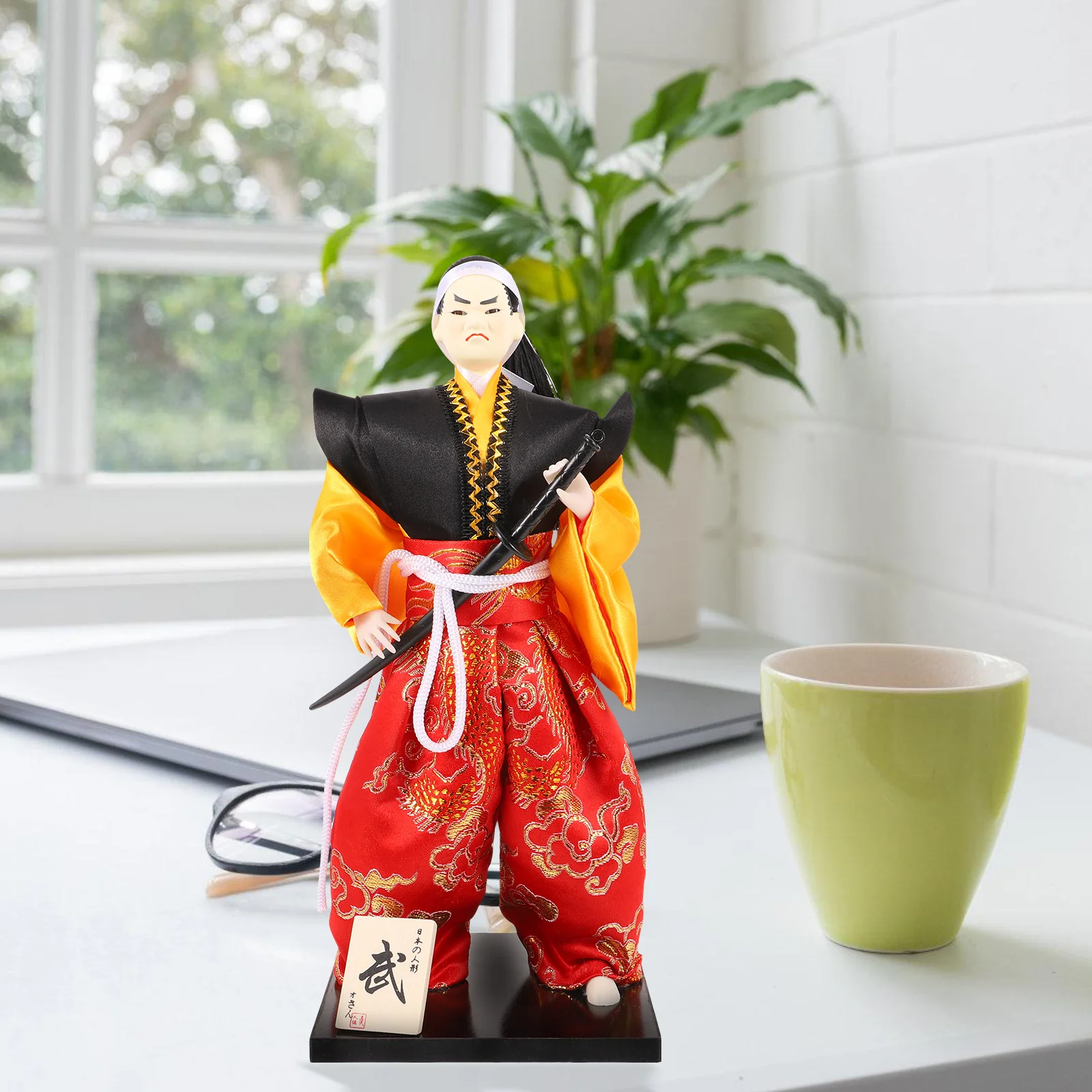

Japanese Samurai Figure Craft Figurine Decor Japanese Decor Party Traditional Culture Gift Idea