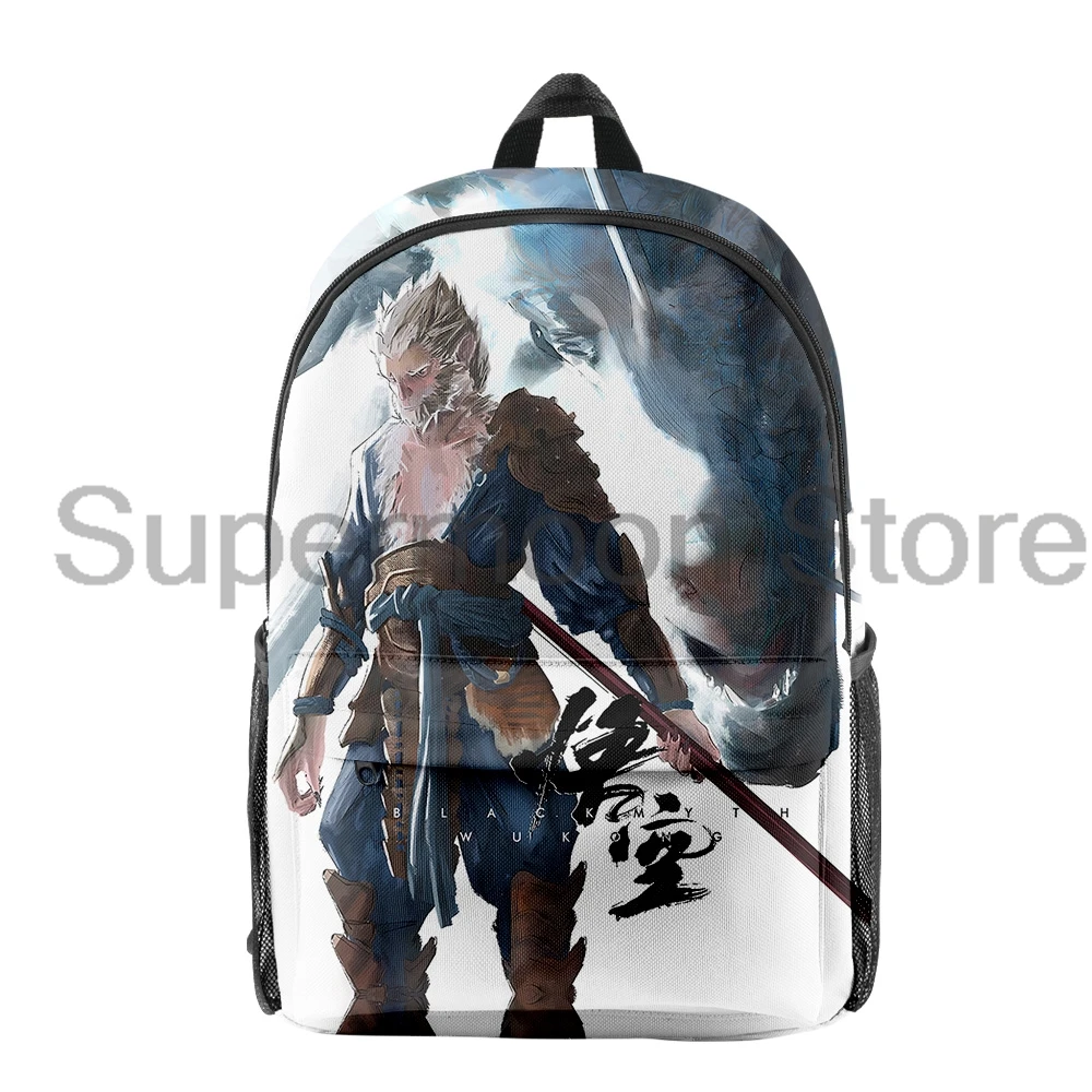 Sac à dos Black Myth Wukong pour hommes et femmes, sac à dos de voyage unisexe, sac à dos Harajuku, sac à dos Merch Game, 2024