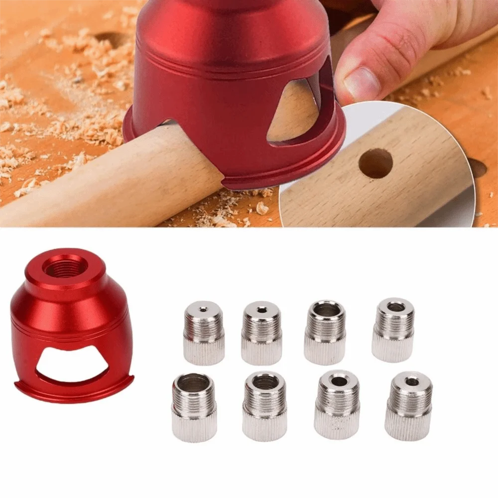 Bit Jig Woodworking Punch Locator 3-10mm Vertical Drill Positioning Accuracy Doweling Jig Straight Angle Guide Locator