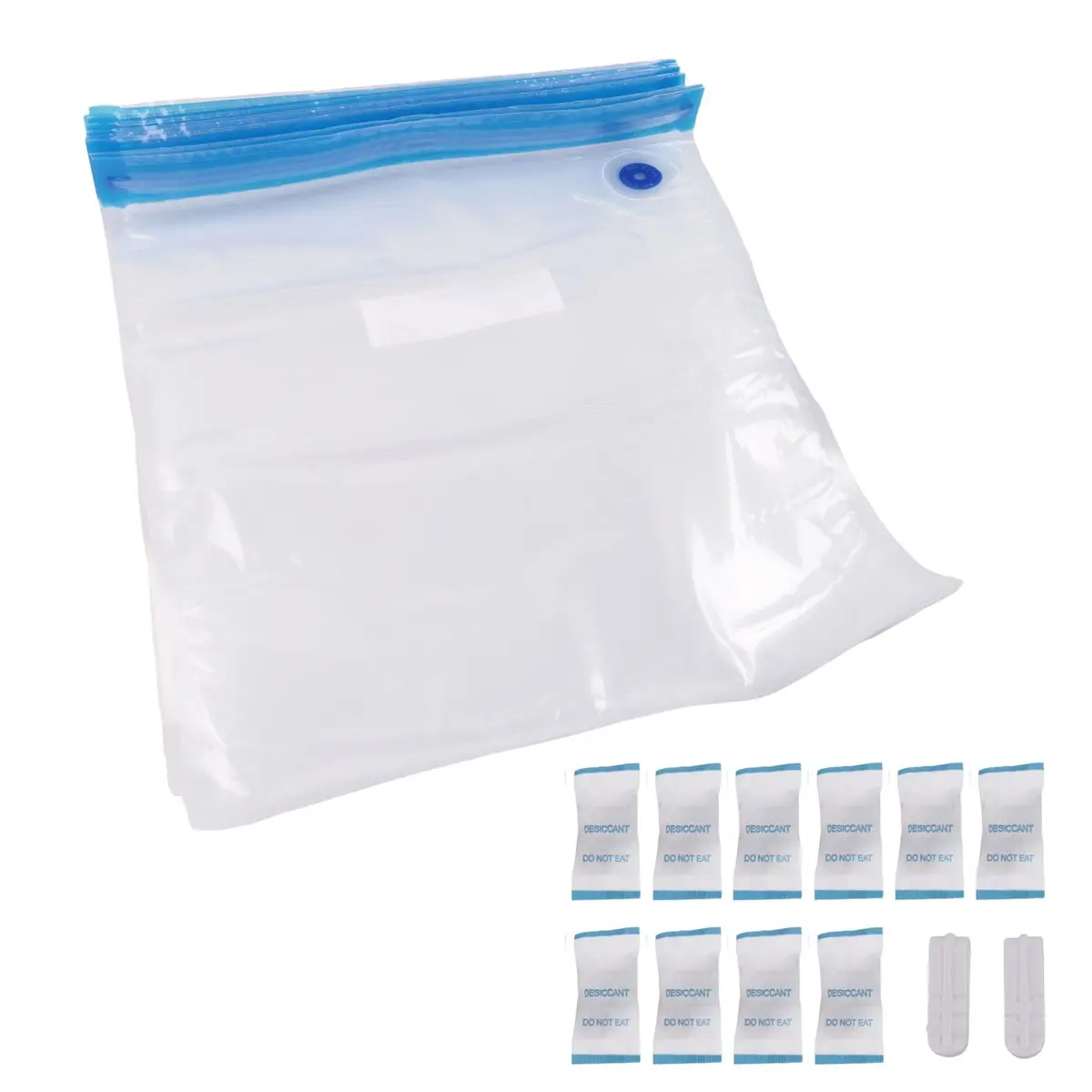 ✼3D Printer Filament Storage Kit 10pcs Vacuum Storage Sealing Bags with Desiccants Moisture Proof Filament Dry 30x34cm