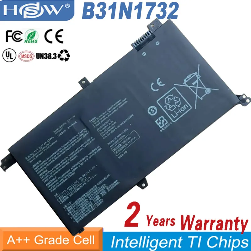 NEW B31N1732 Laptop Battery for ASUS VivoBook X430UA X430UF X430UN X430FA X430FN X571G X571LH X571GT S4300F S4300U Batteries